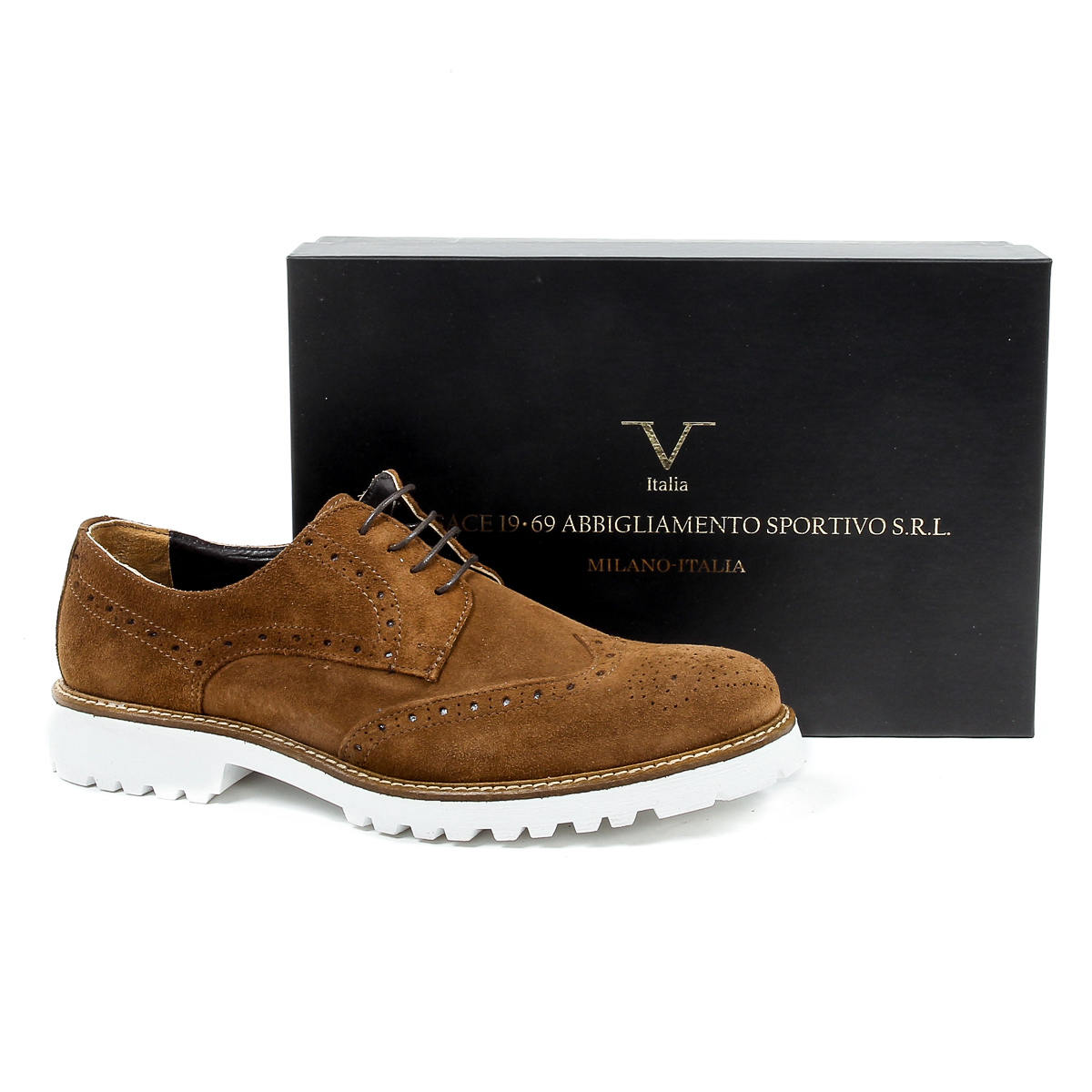 V 1969 Italia Mens Brogue Oxford Shoe