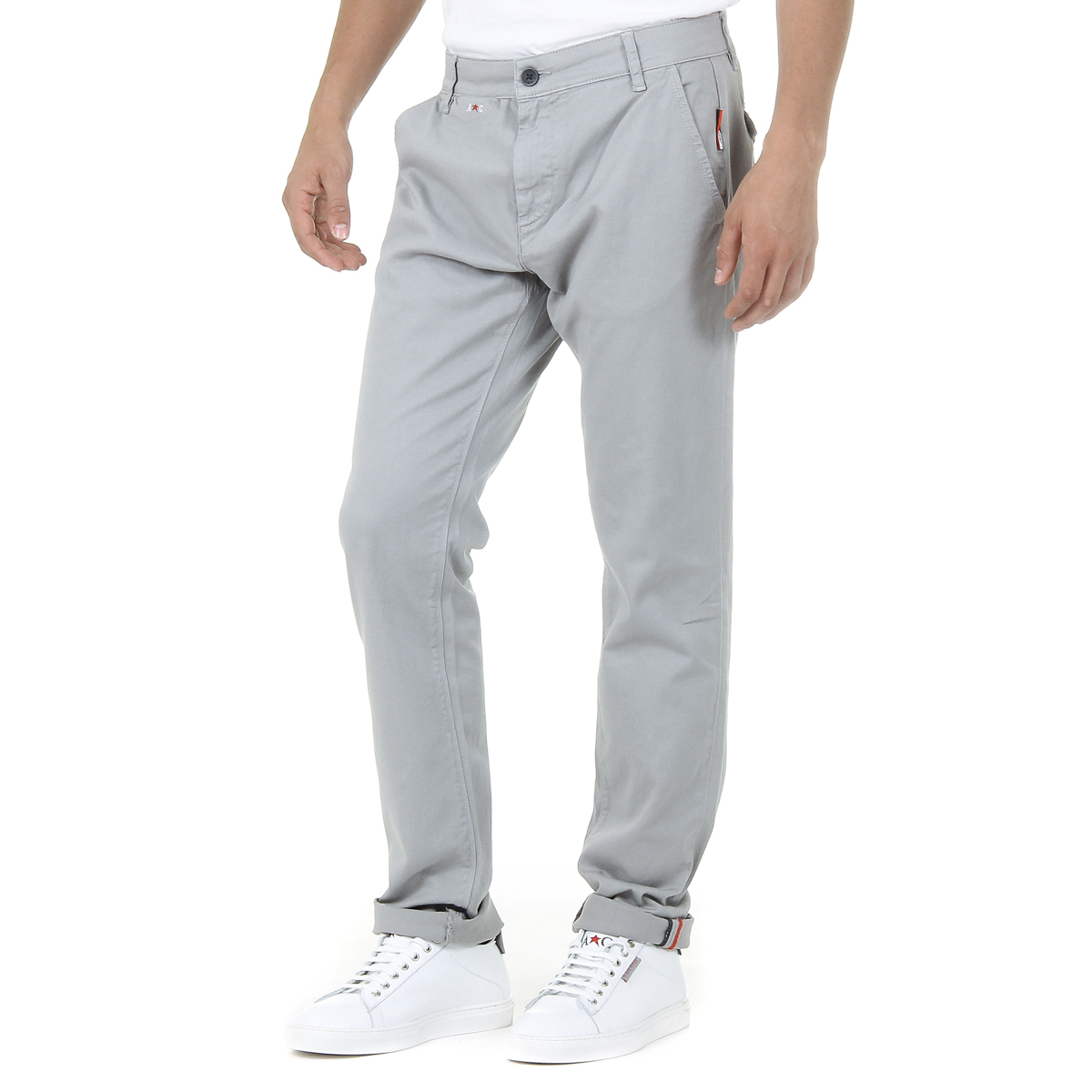 Pantalones para hombre Andrew Charles gris claro AMARA
