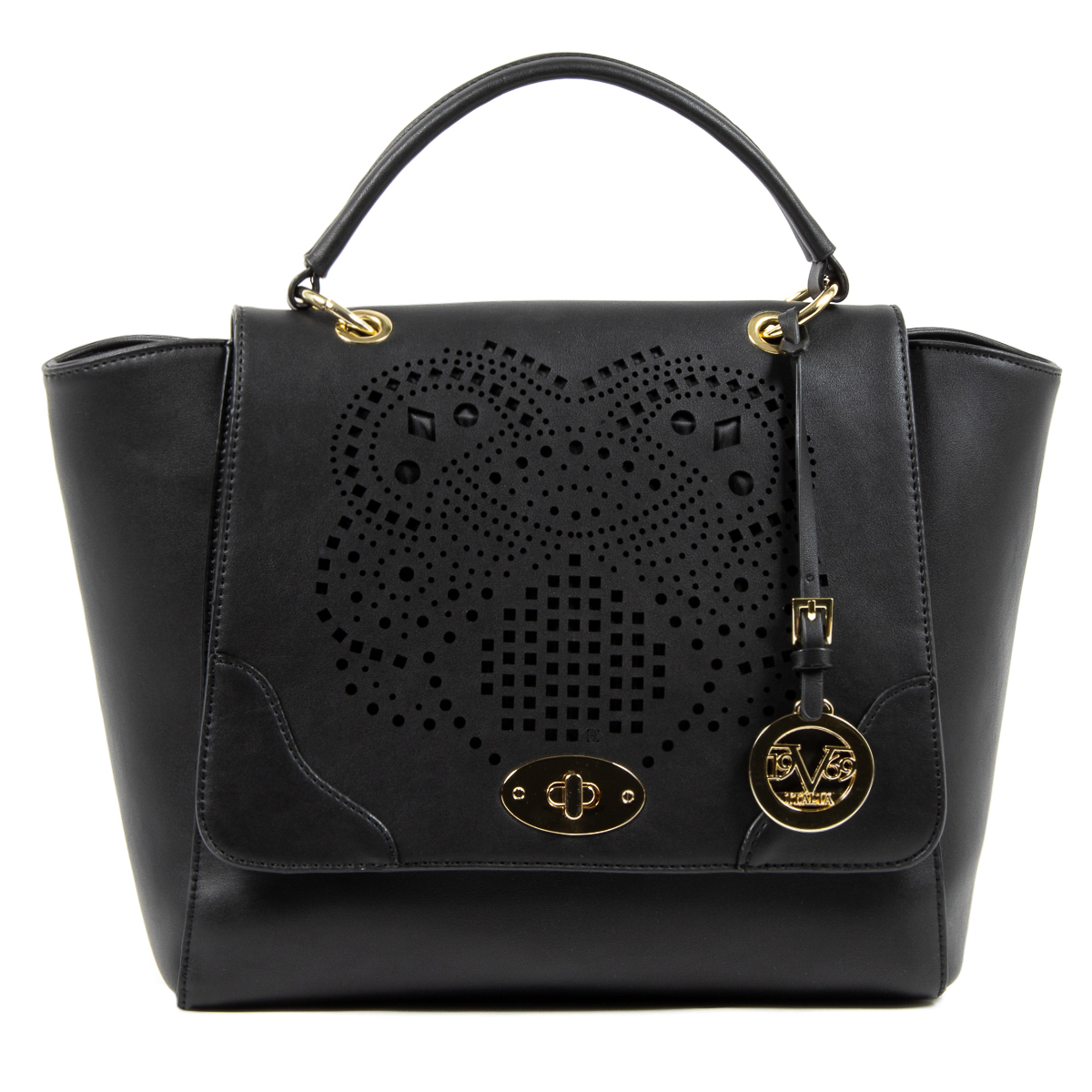 Bolso de mano para mujer V 1969 Italia Negro BEATRICE
