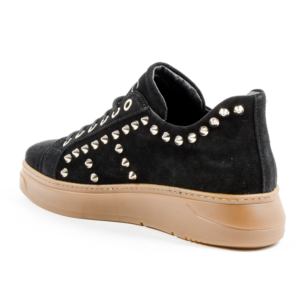 Zapatillas deportivas Andrew Charles para hombre, color negro, talla LIL