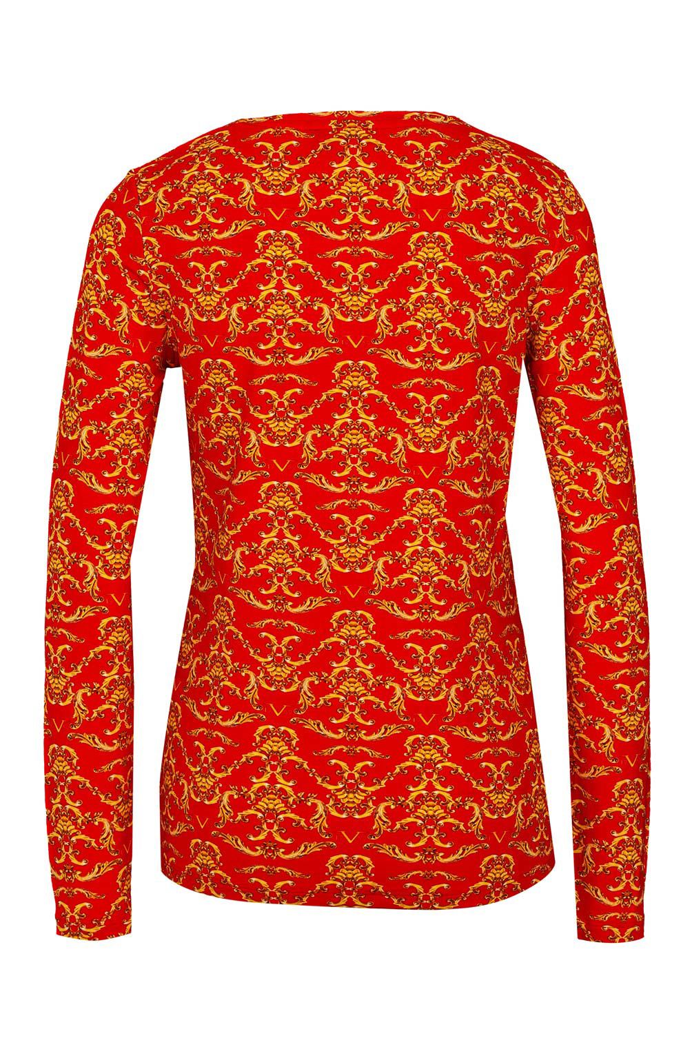 19V69 Italia Blusa de mujer roja VIOLA ROJO
