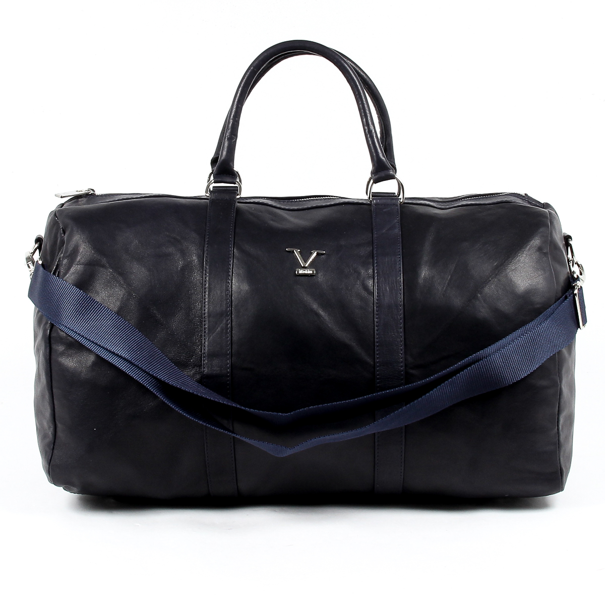 V 1969 Italia Mens Sport Bag Blue BERLINO