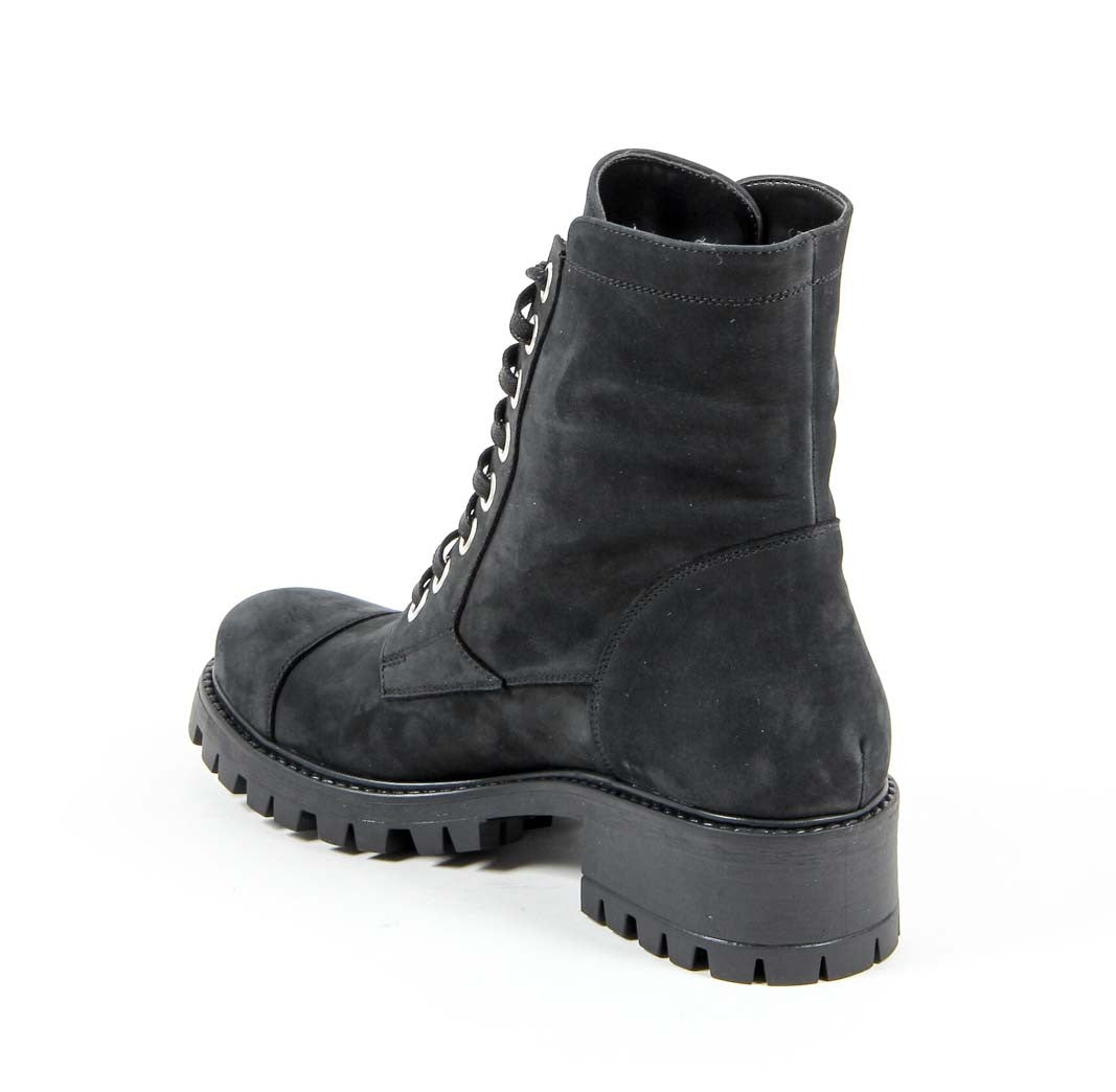 Bota corta para mujer V 1969 Italia B1476 NABUK ANTRACITA