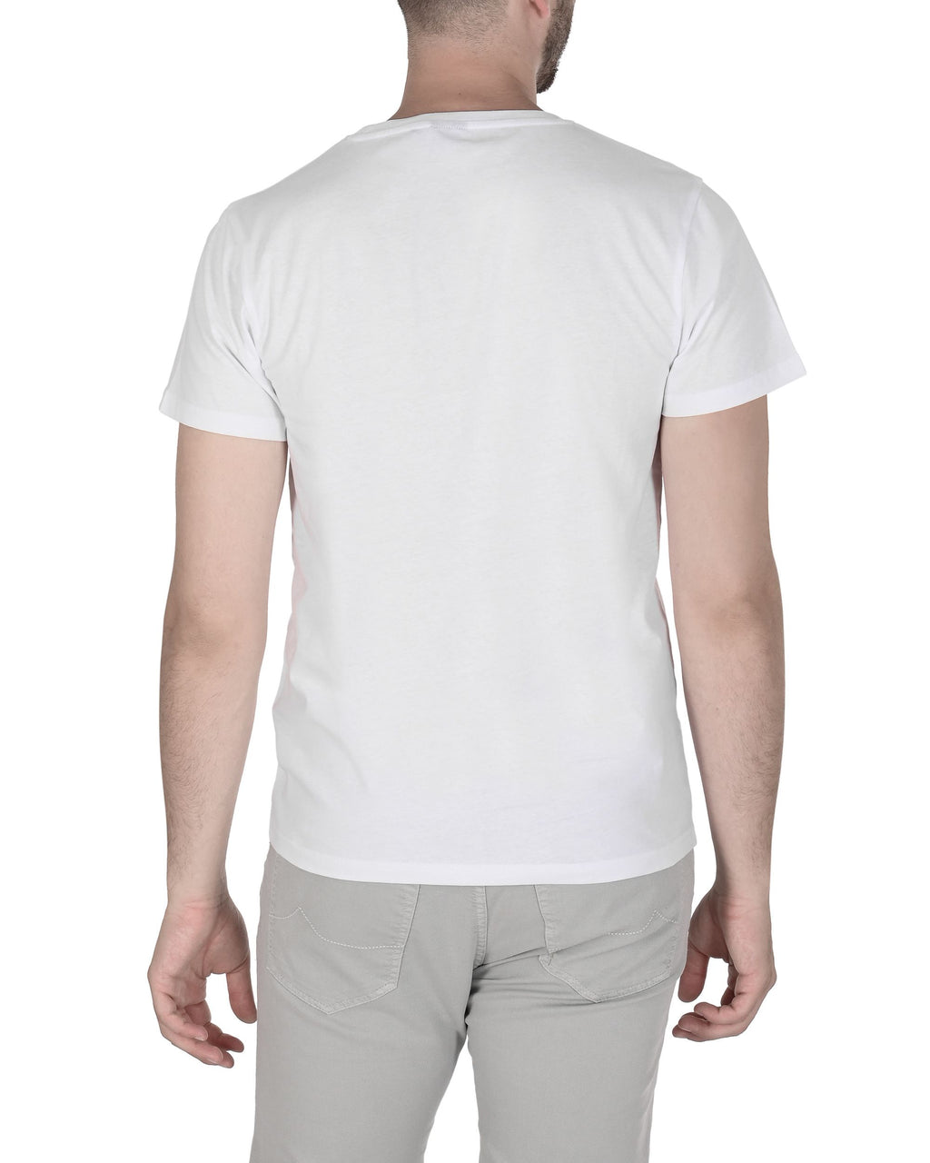 Camiseta 19V69 Italia para hombre VSC1MTS05 BLANCA
