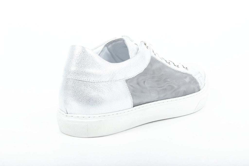 V 1969 Italia Zapatillas de mujer B2198 LUMIER TUL PLATA ARG. 501
