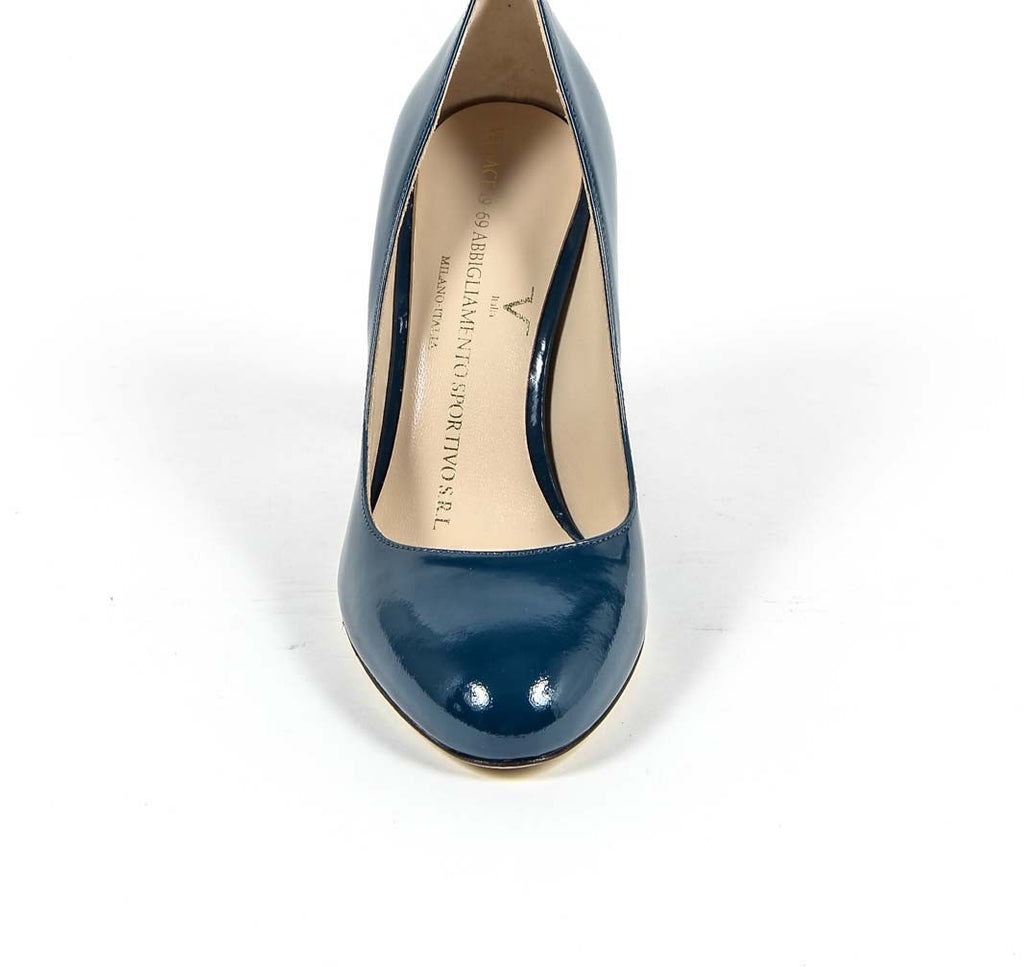 Zapatos de salón para mujer V 1969 Italia 3112331 VERNICE PETROLIO