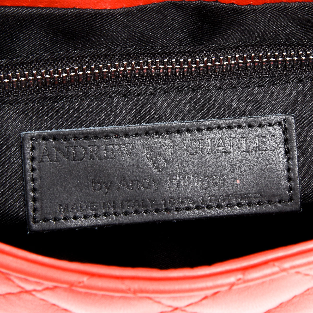 Andrew Charles Womens Handbag Red AZALEA