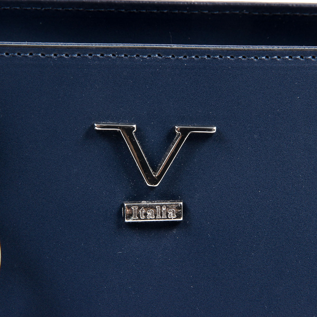 Bolso de mano para mujer V 1969 Italia V008-S RUGA BLU