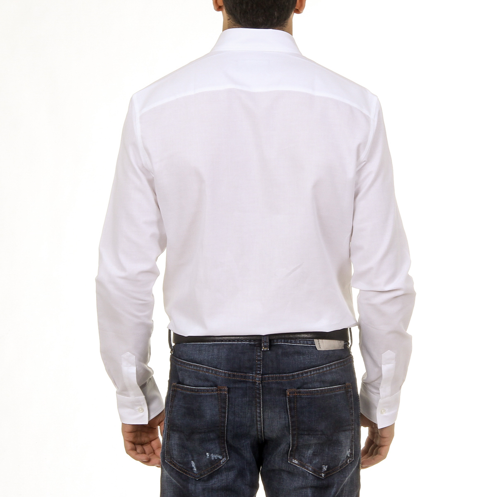 Camisa de hombre del Ufford & Suffolk Polo Club USC03 C1 BIANCO