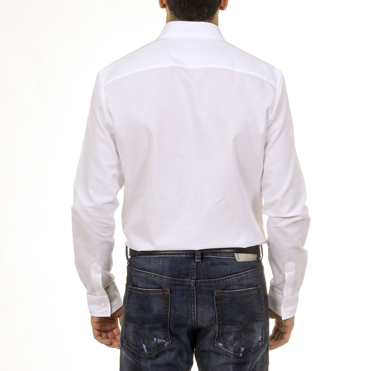Camisa de hombre del Ufford & Suffolk Polo Club USC03 C1 BIANCO