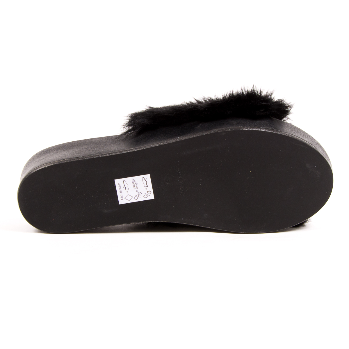 Sandalia V 1969 Italia para mujer, color negro, GREENWOOD