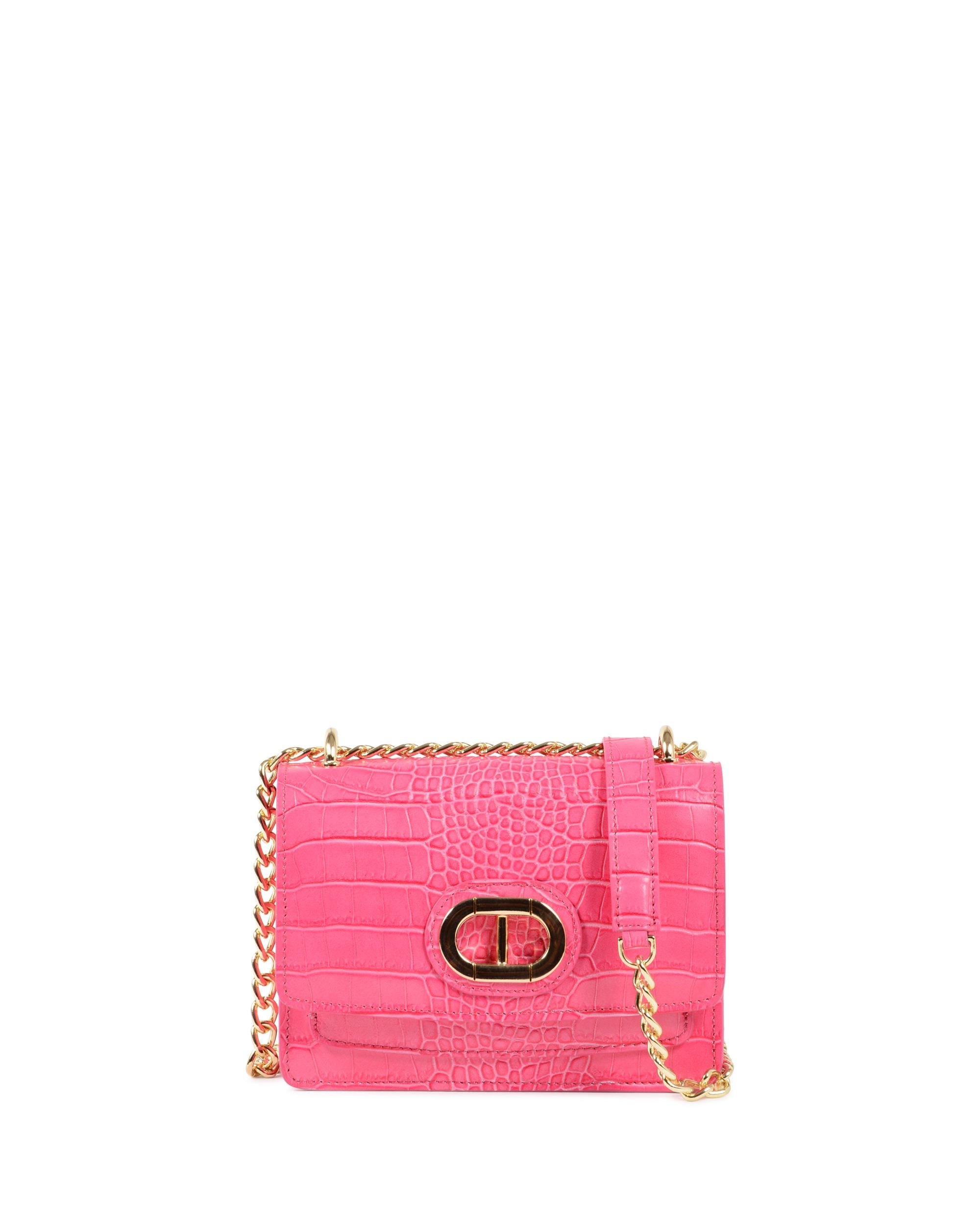 Bandolera pequeña Siena Cocco - Fuxia