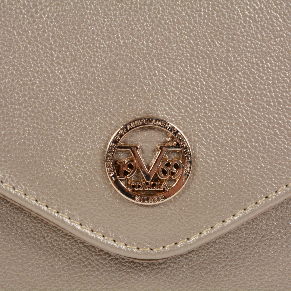 V 1969 Italia Womens Handbag Gold KYOTO