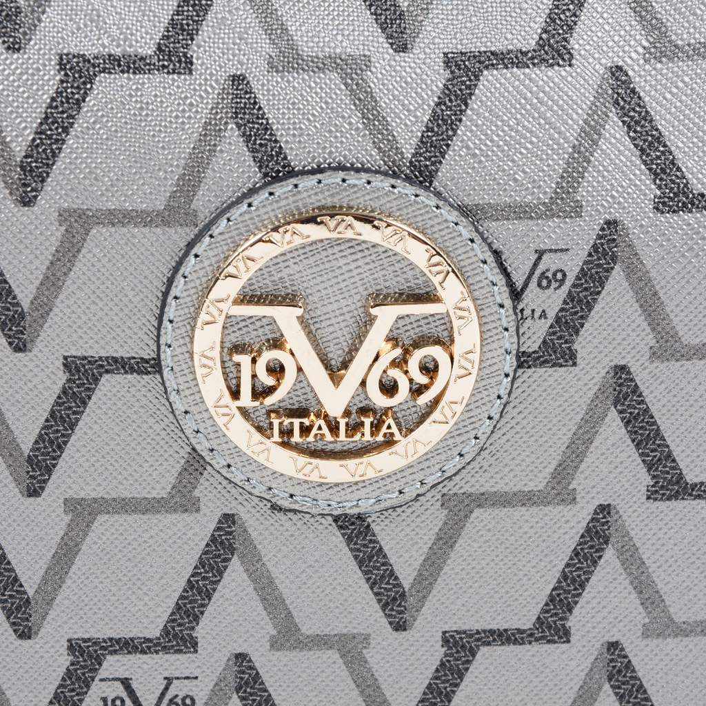 19V69 Italia Womens Handbag Silver 3659 SILVER