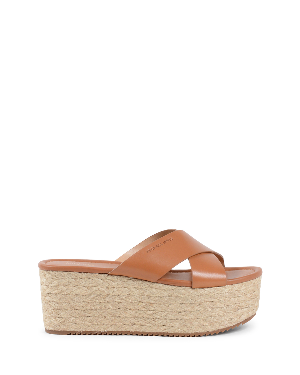 Sandalias de plataforma para mujer Michael Kors color tostado VIVIANNA