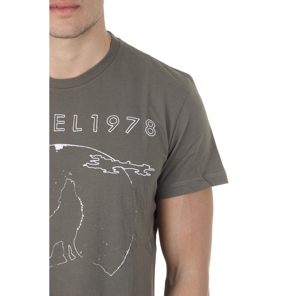 Diesel Mens T-Shirt Short Sleeves Round Neck 00SC4C R091B 51F T-HITA SINGLE JERSEY-RAGS