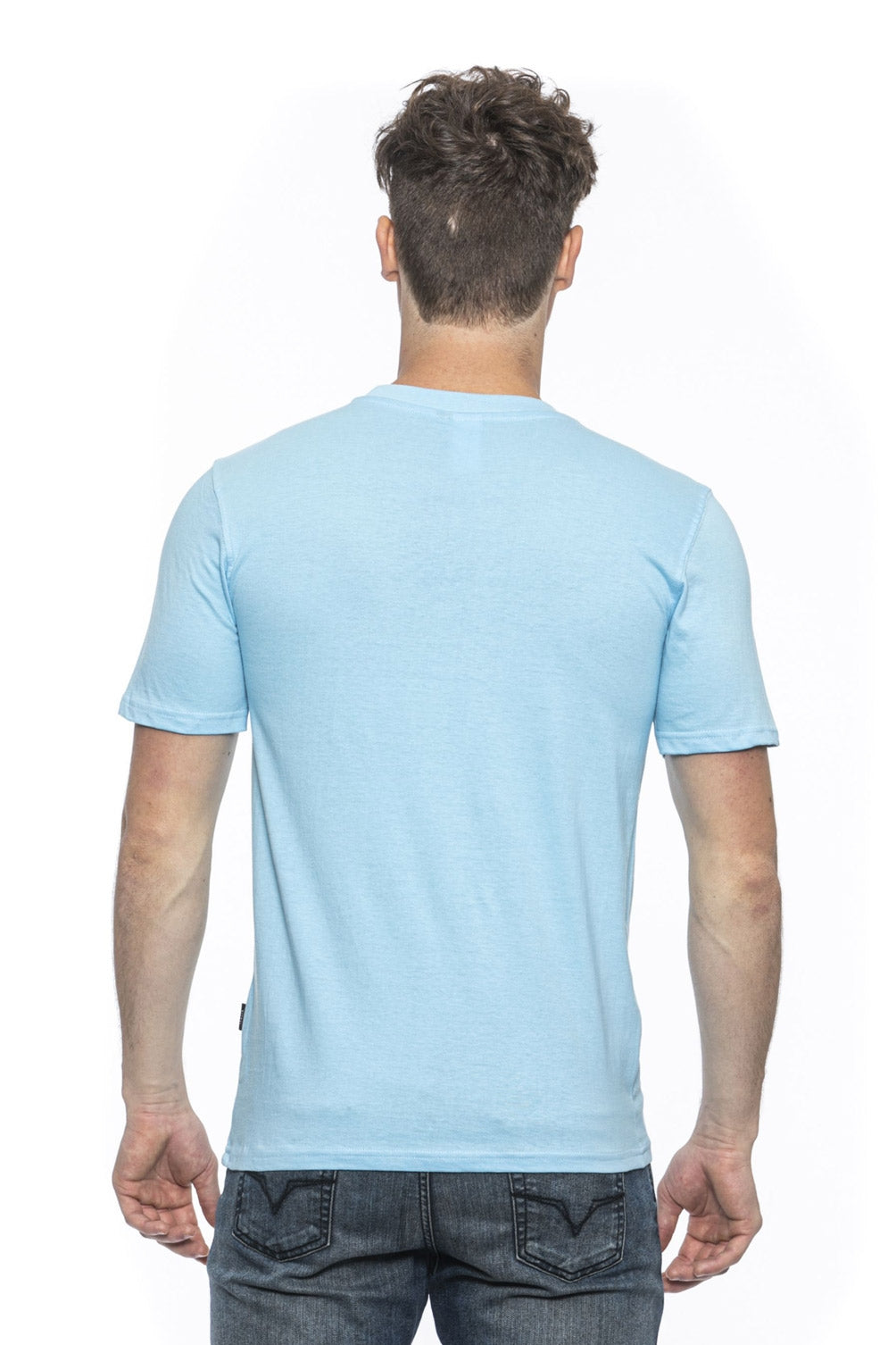 19V69 Italia Camiseta para hombre Azul claro ERIC AZUL CLARO