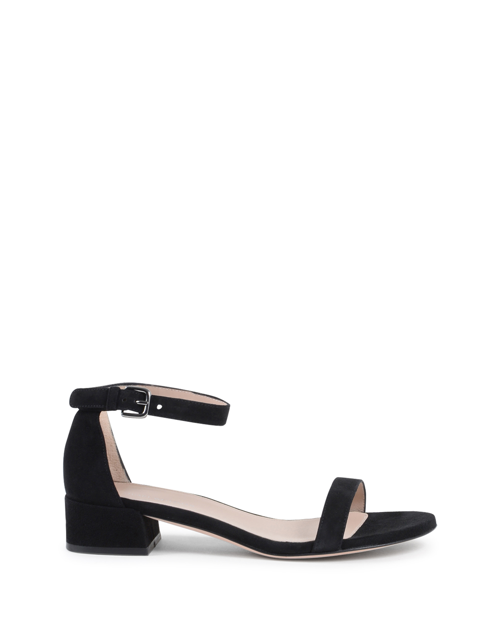 Stuart Weitzman Sandalia con tira al tobillo para mujer Negra NUDISTJUNE