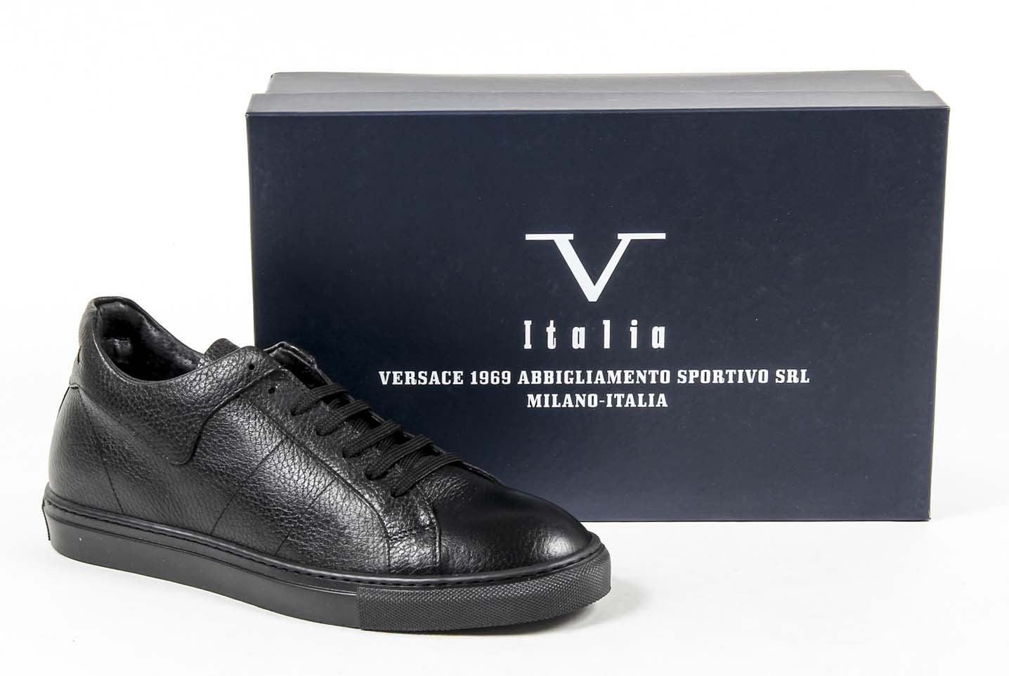V 1969 Italia Zapatilla para hombre V5421 ALCE BOTTOLATO NERO