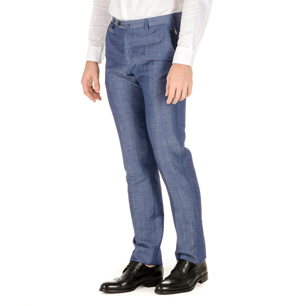 Pantalones Corneliani para hombre azul claro