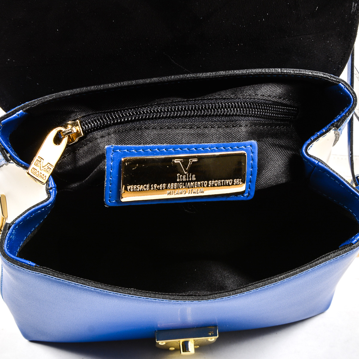 V 1969 Italia Womens Handbag Blue LAOS