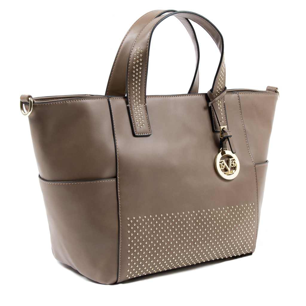 Bolso de mano para mujer V 1969 Italia marrón VERONICA
