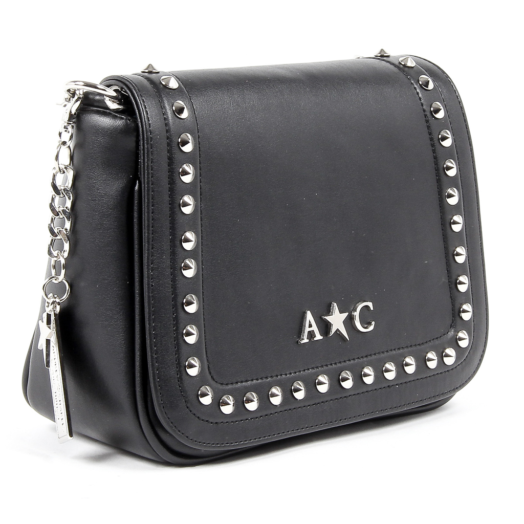 Bolso de mano Andrew Charles para mujer, color negro, SKYLA