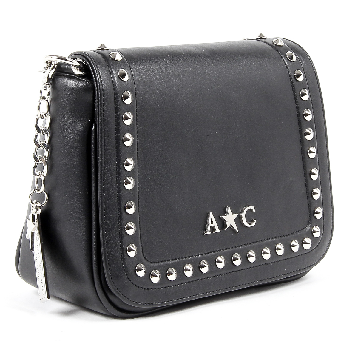 Bolso de mano Andrew Charles para mujer, color negro, SKYLA