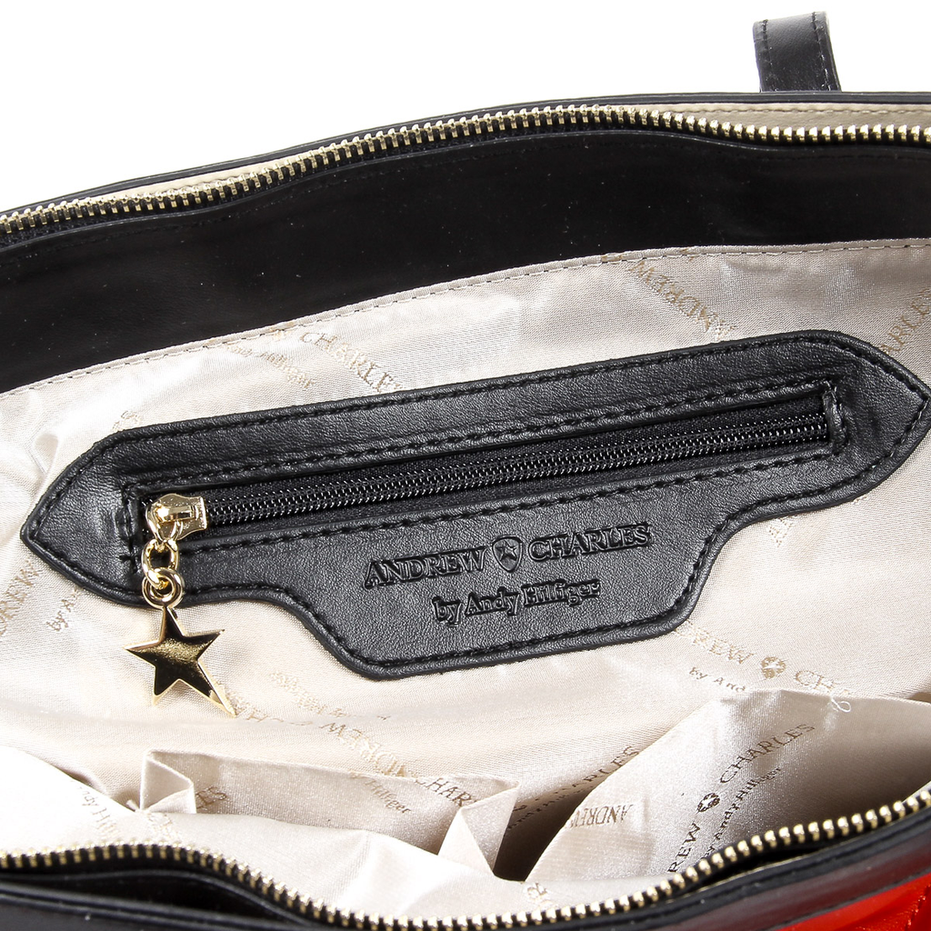 Bolso de mano para mujer Andrew Charles rojo LILLI