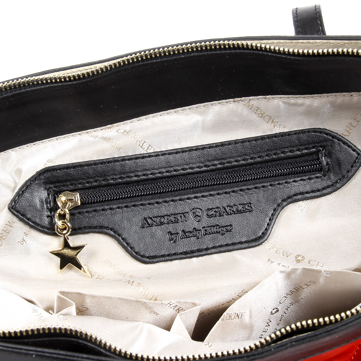 Bolso de mano para mujer Andrew Charles rojo LILLI
