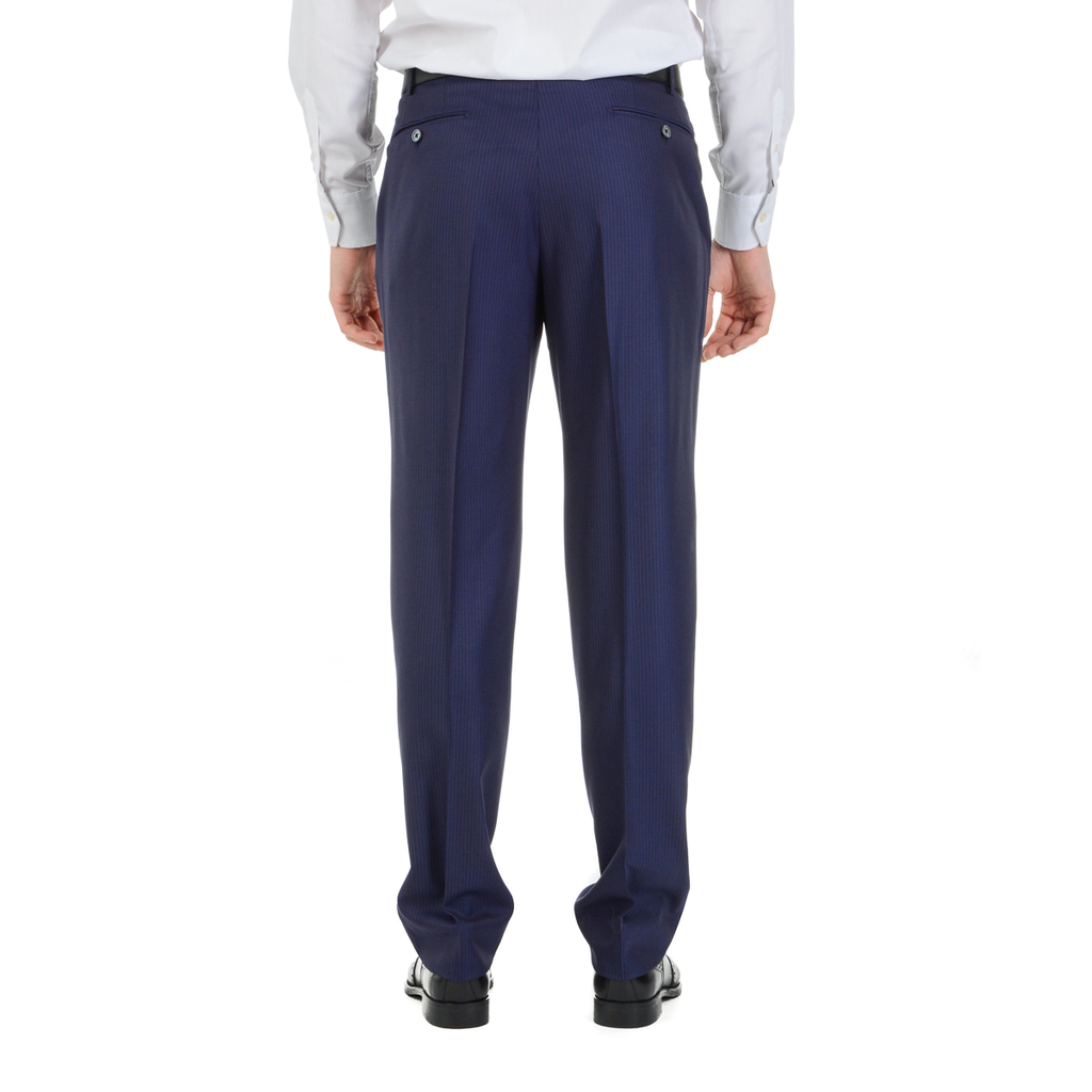 Corneliani Mens Suit Long Sleeves Blue Super 160's