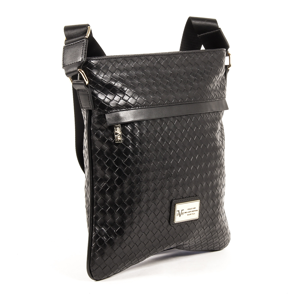 Bolso de hombro para hombre V 1969 Italia V1969017B NEGRO