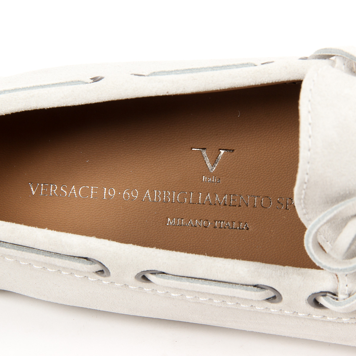 V 1969 Italia Mens Loafer Light Grey ADAM