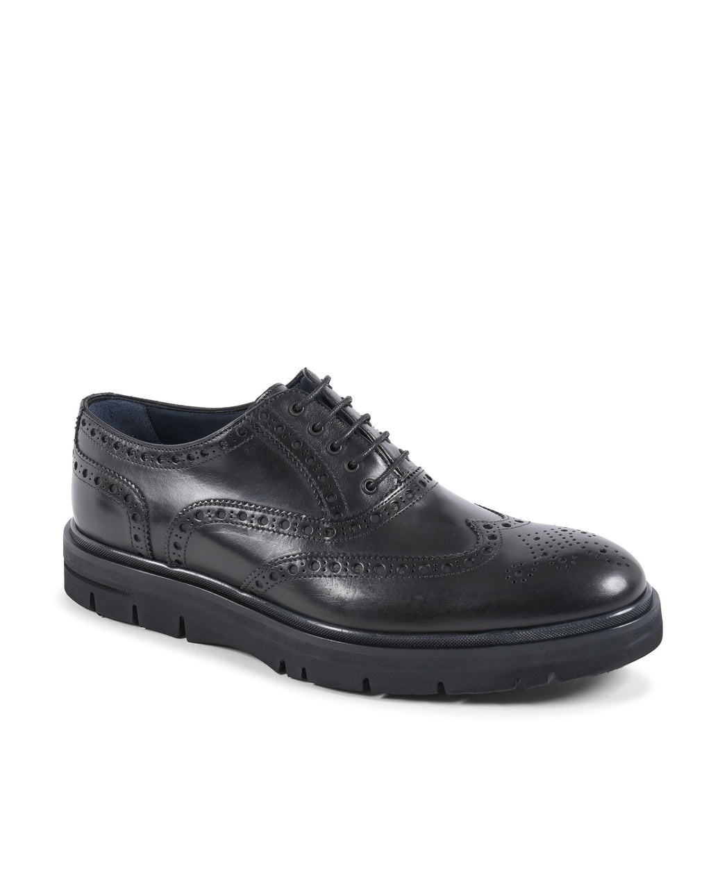 Dee Ocleppo Zapatos brogue para hombre EB129 VITELLO NERO