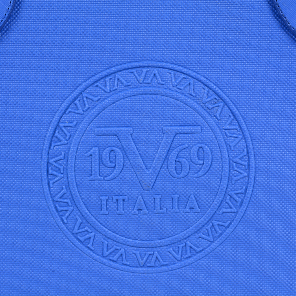 V Italia Womens Handbag Blue 3301 SAKS BLUE