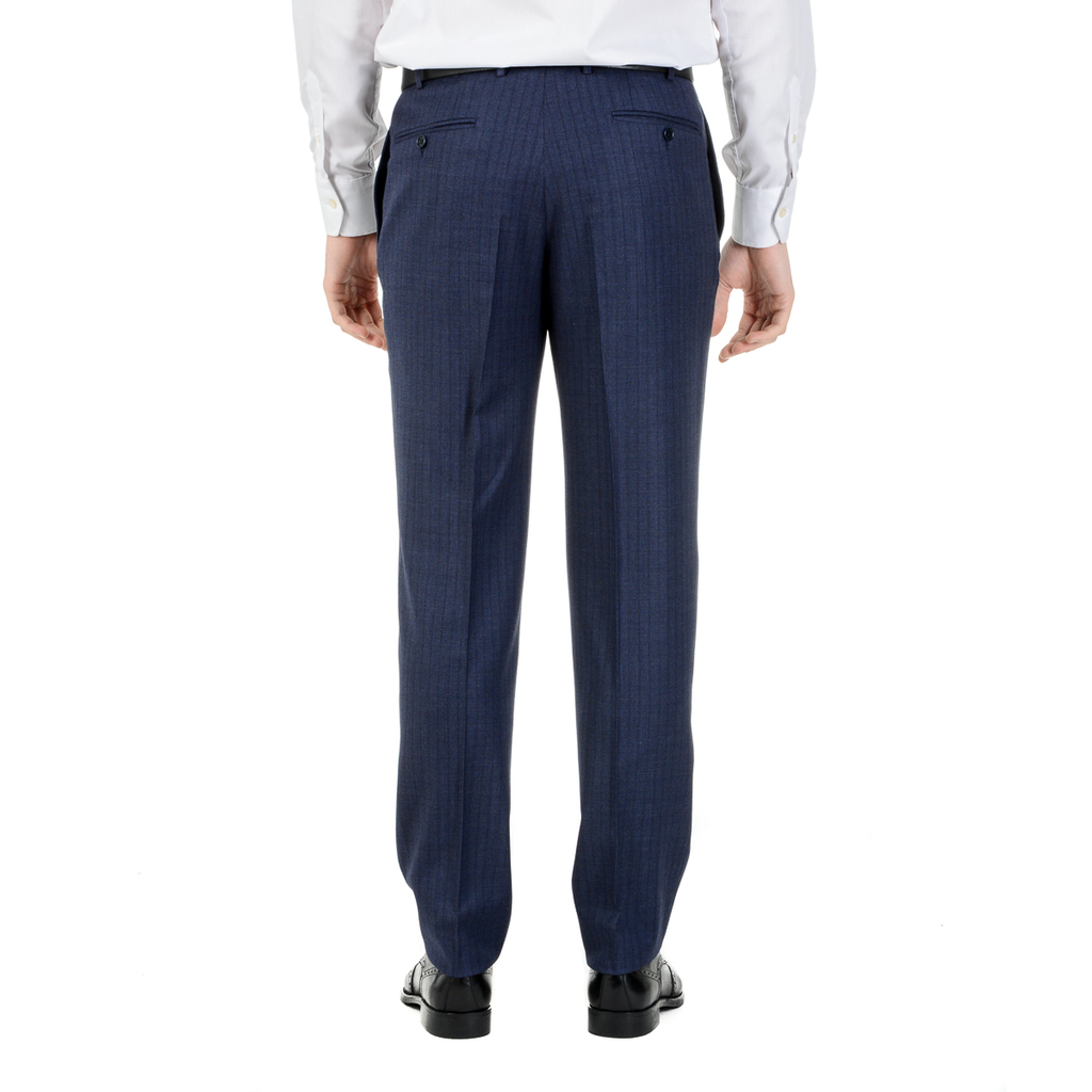 Canali Mens Suit Long Sleeves Blue