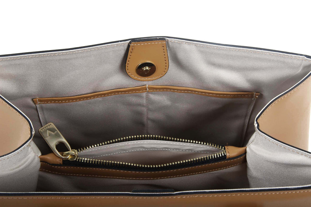 Bolso Mujer V 1969 Italia G550-52 RUGA CUOIO