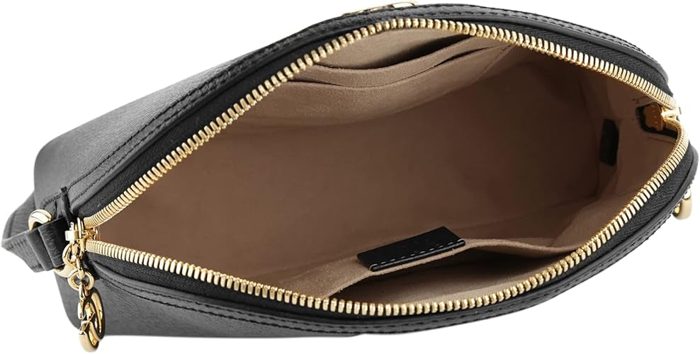 Bolso de hombro Ophidia de piel
