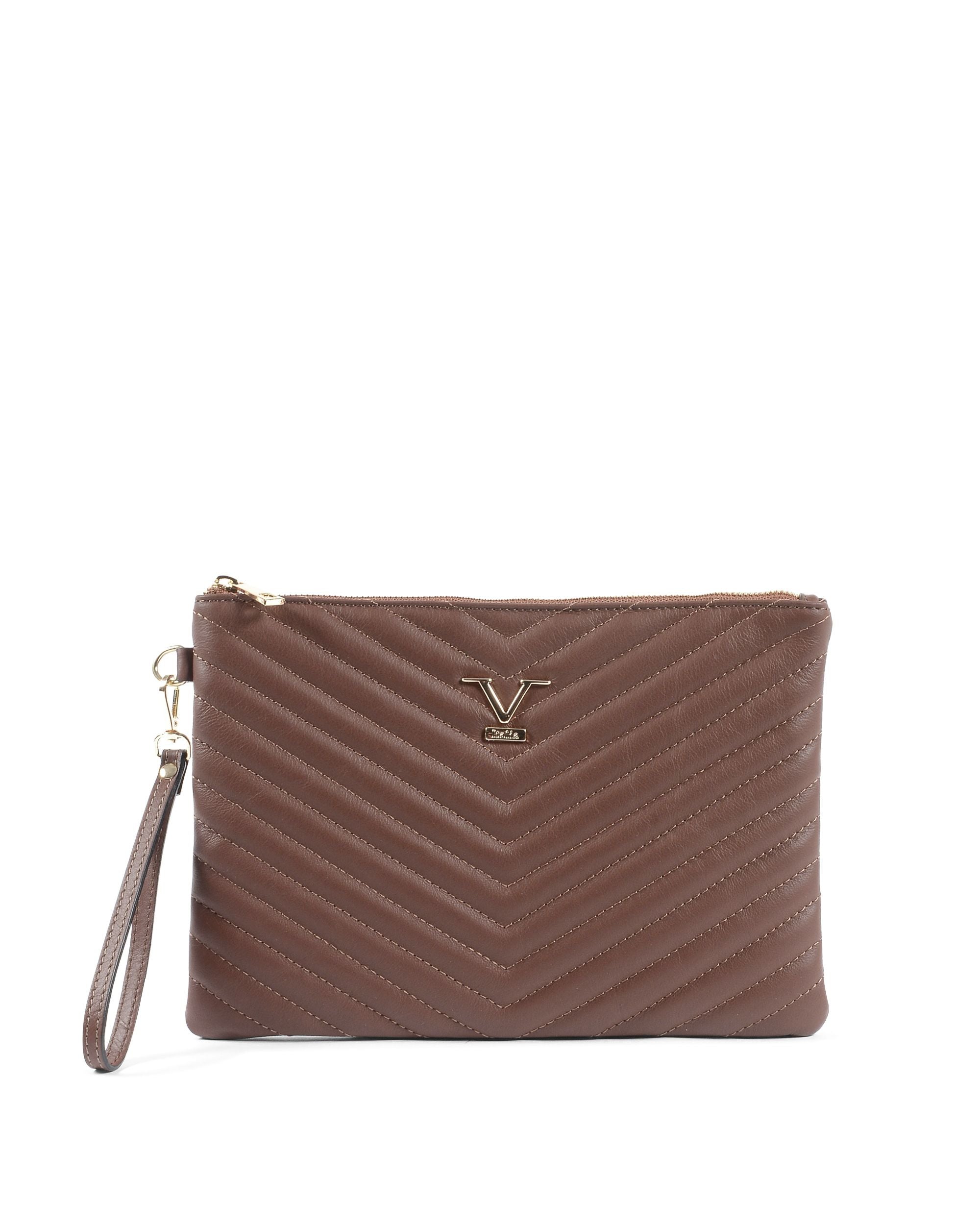 Bolso de mano Mujer V Italia Marrón V613 52 SAUVAGE BRUCIATO