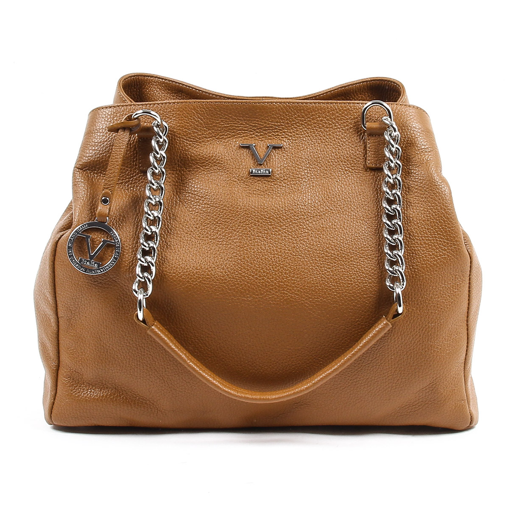 V 1969 Italia Bolso de mano de mujer V012-S DOLLARO CUOIO