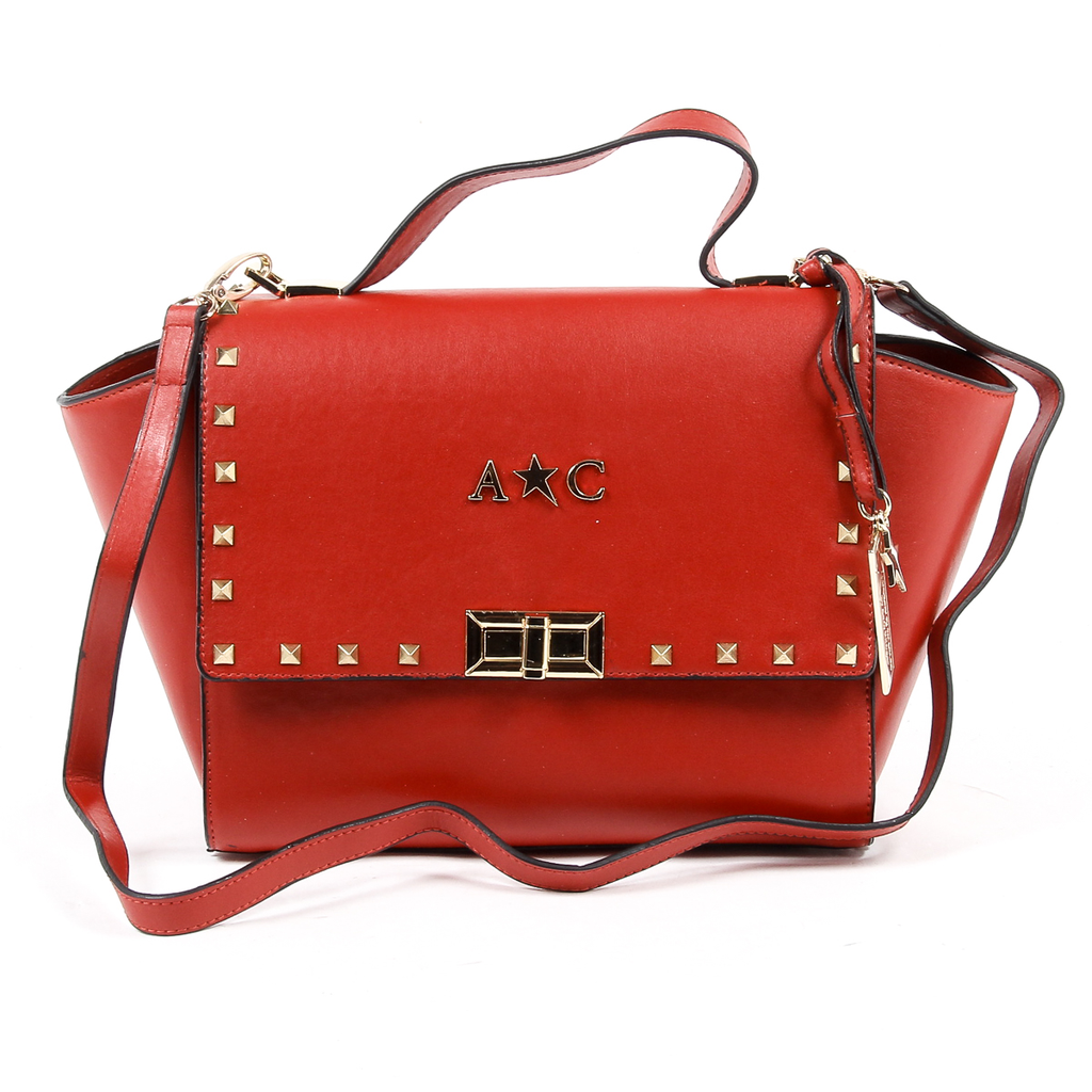 Bolso de mano Andrew Charles para mujer, color rojo, JAIME