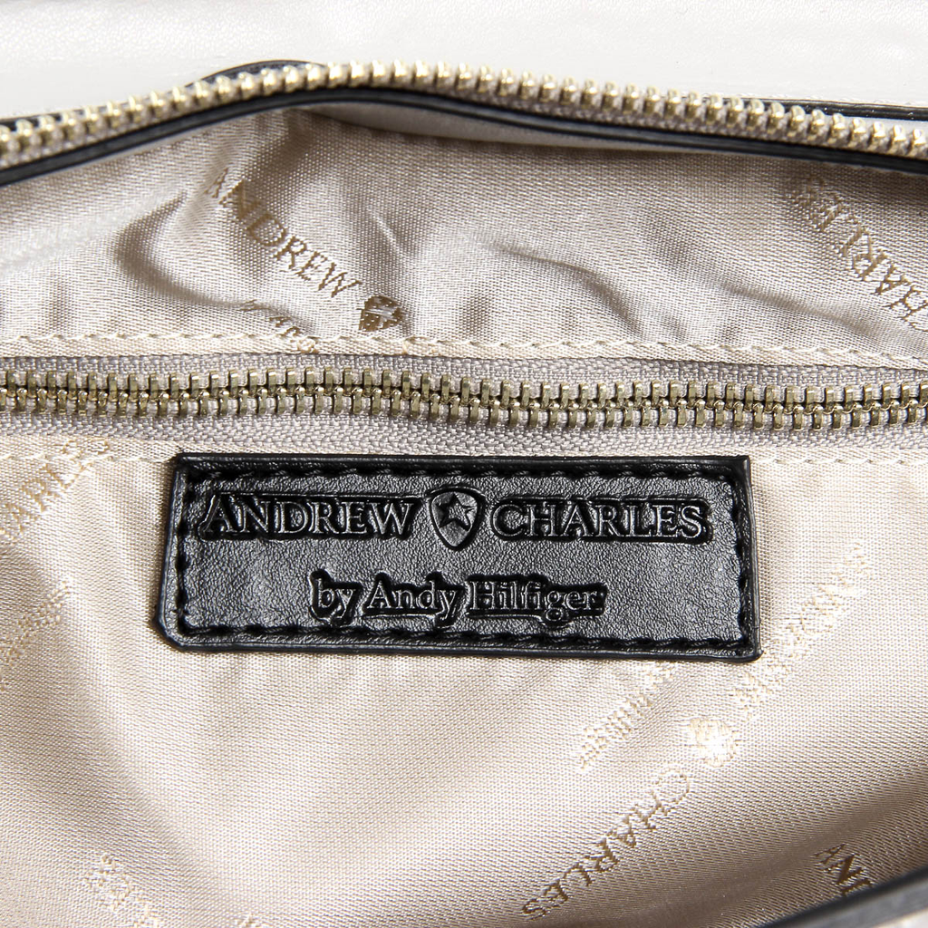 Bolso de mano Andrew Charles para mujer gris claro JAIME