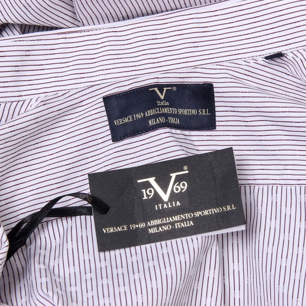 Camisa de cuello clásico para hombre V 1969 Italia 377 VAR. 514