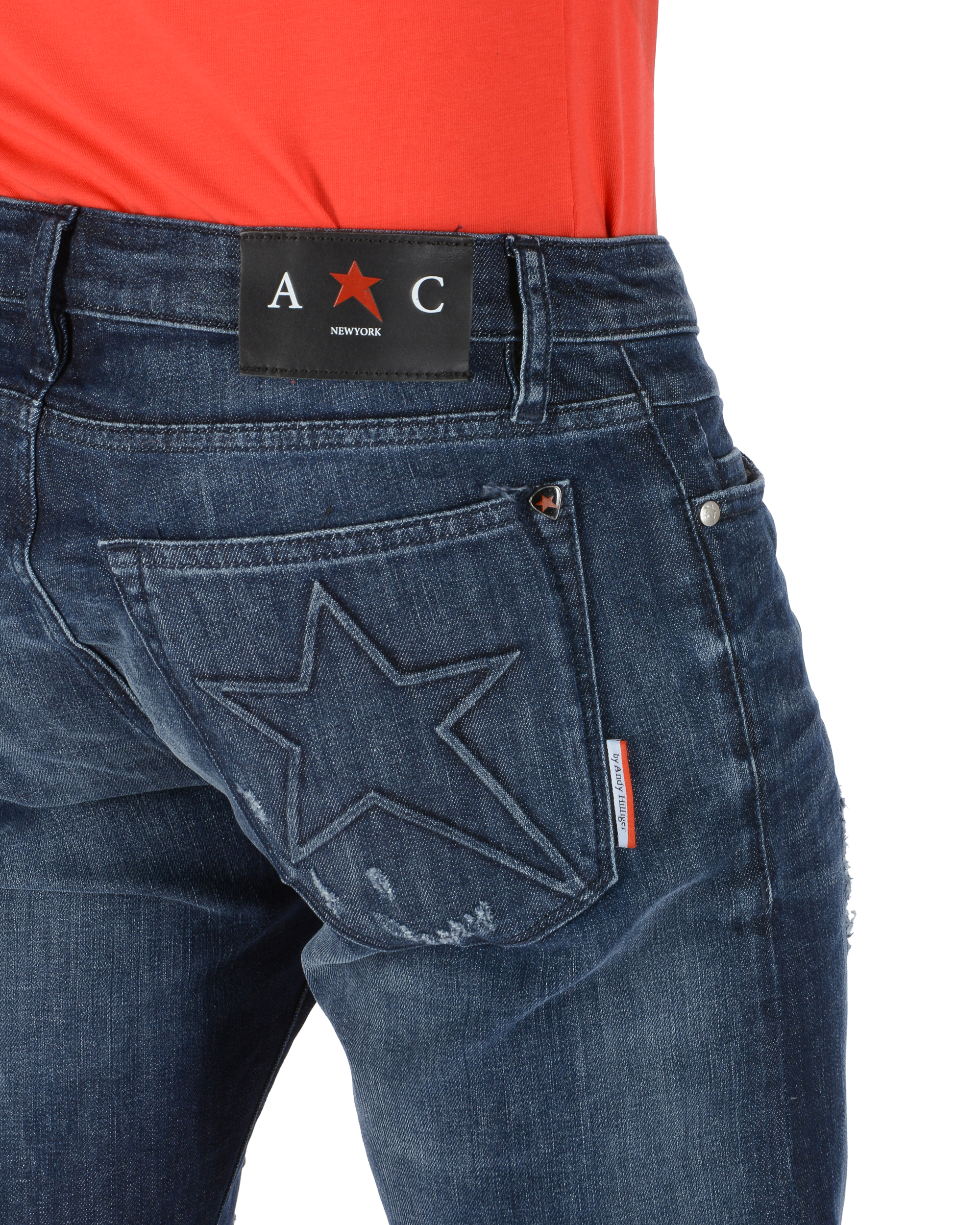 Vaqueros Andrew Charles para hombre de corte regular AN38 JAN