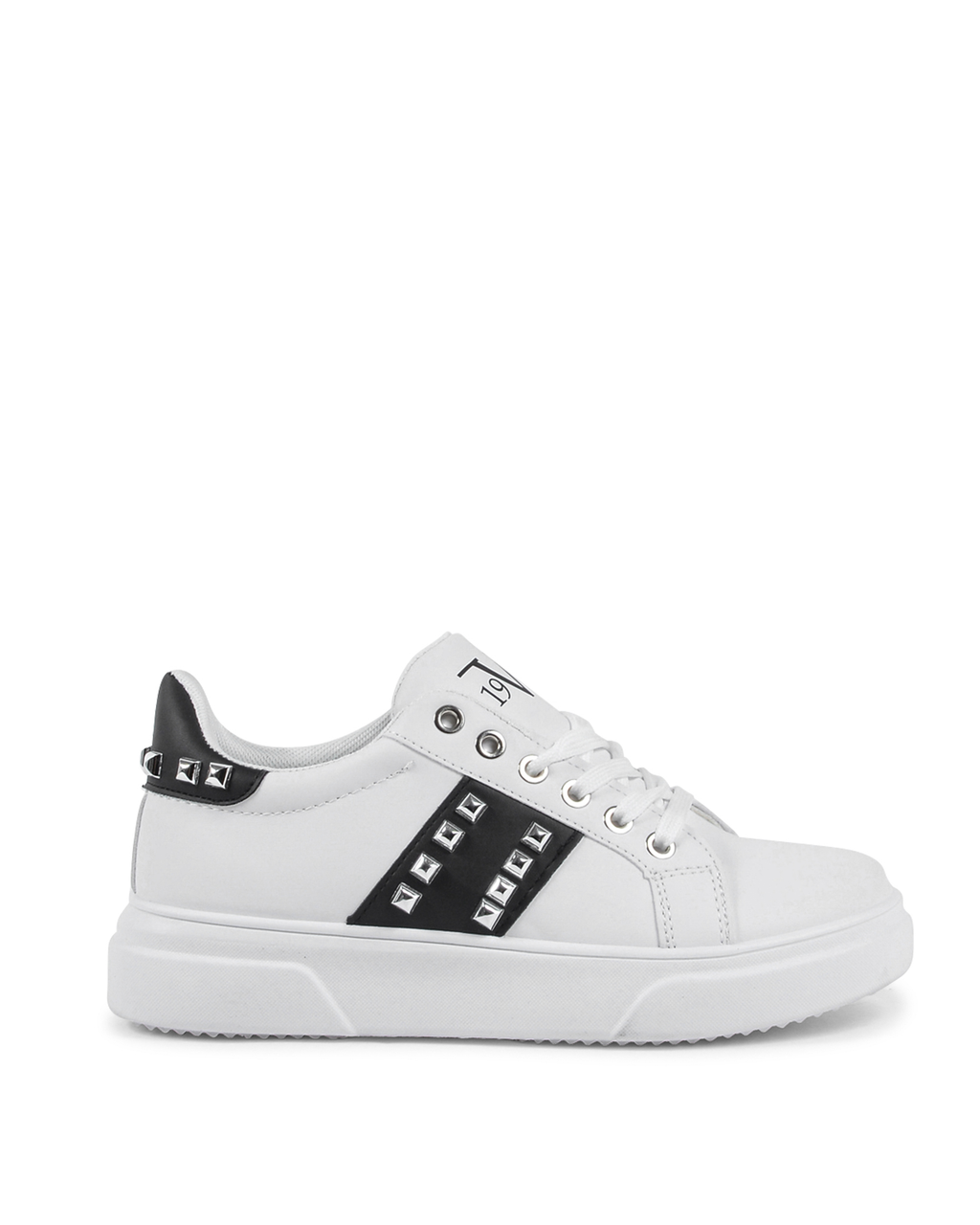 19V69 Italia Zapatillas de mujer V806 BIANCO NERO