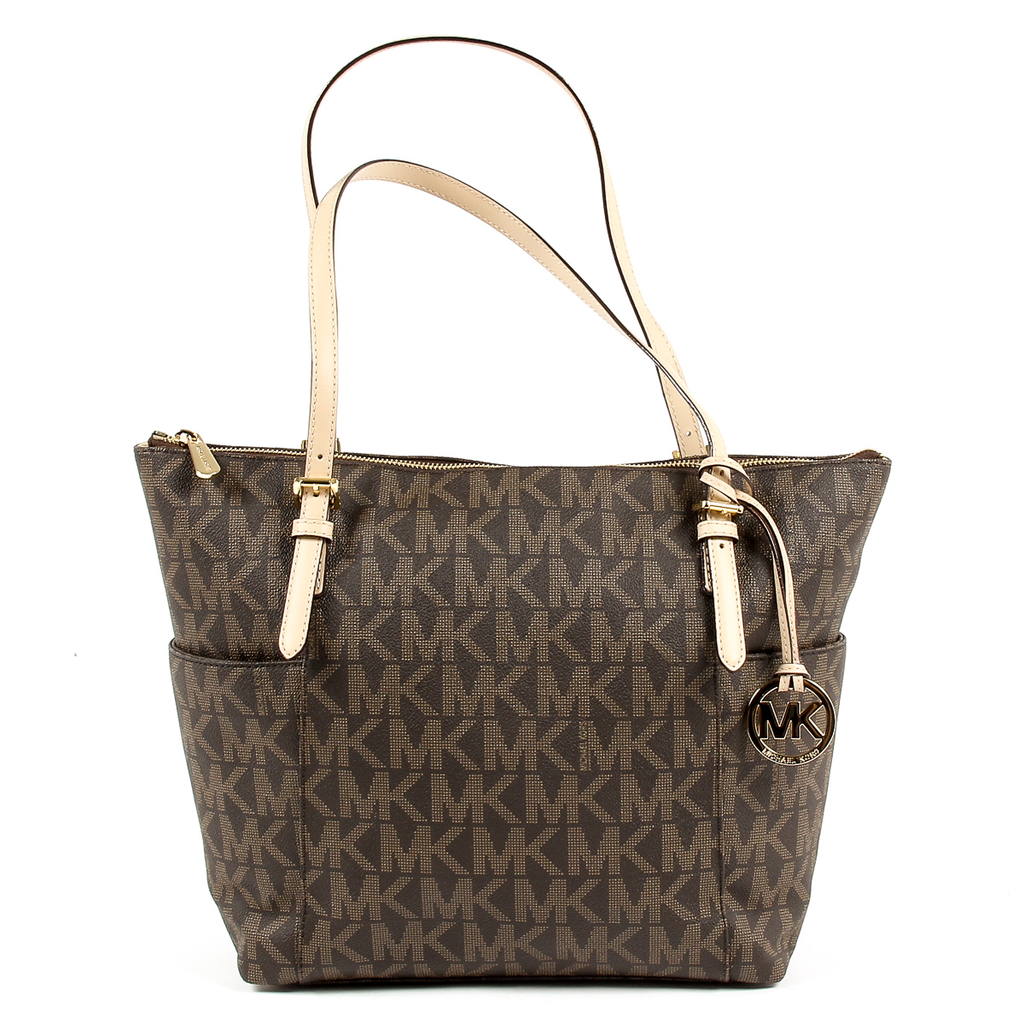 Michael Kors Womens Handbag JET SET ITEM 35T2GTTT8B BROWN