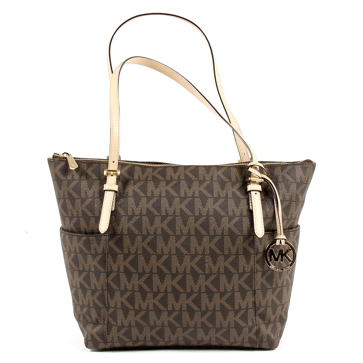 Michael Kors Womens Handbag JET SET ITEM 35T2GTTT8B BROWN