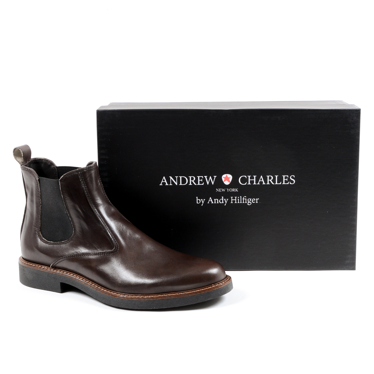 Andrew Charles Mens Ankle Boot Brown CHUCK
