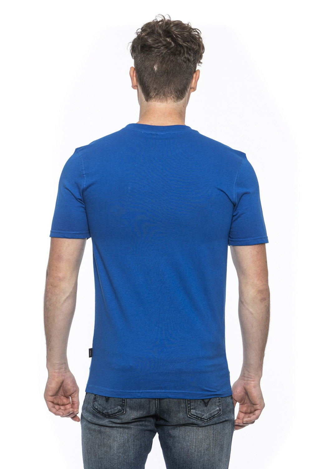 19V69 Italia Camiseta para hombre Azul TROY AZUL REAL