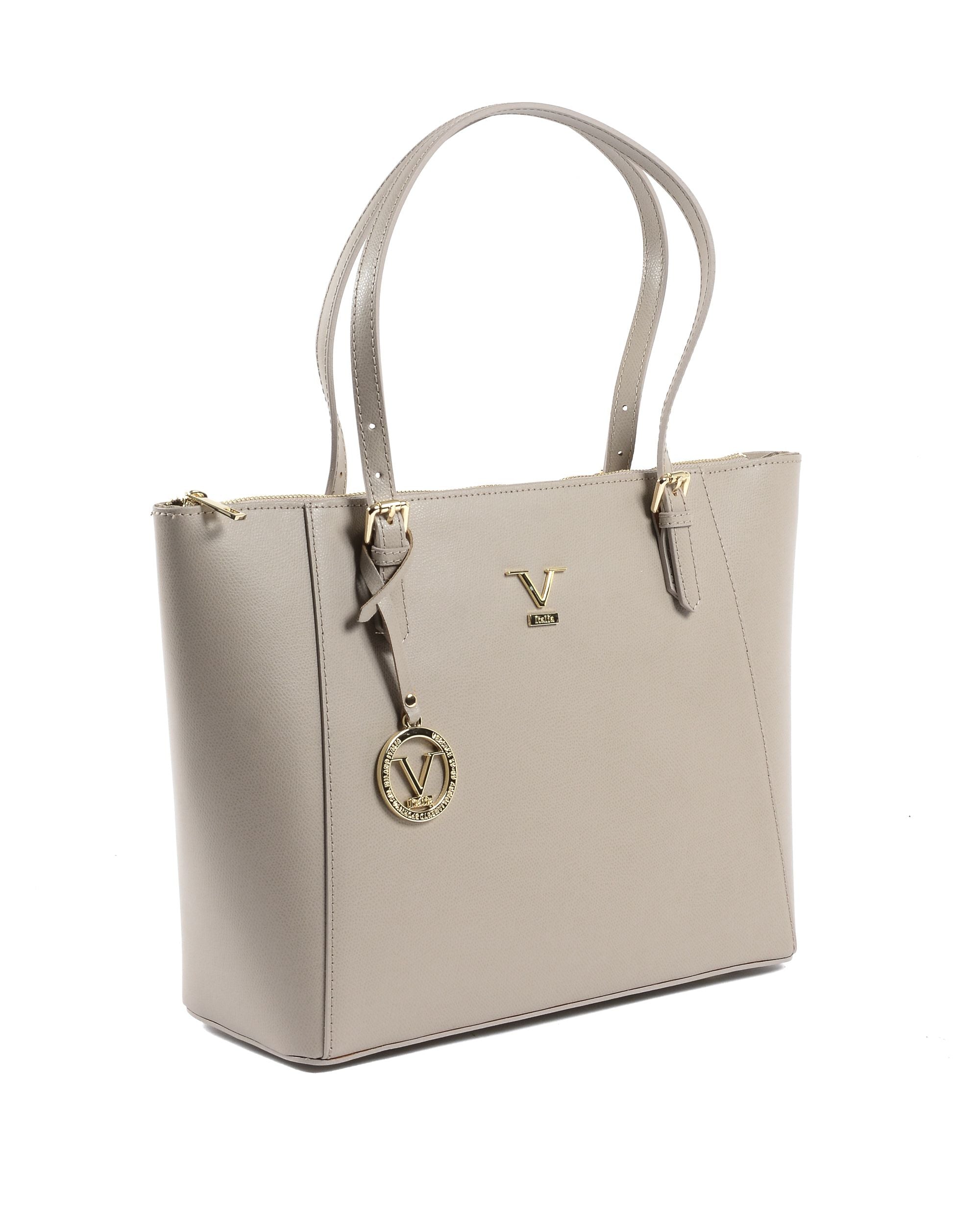 Bolso de mano para mujer V Italia V09-G PALMELLATO TAUPE